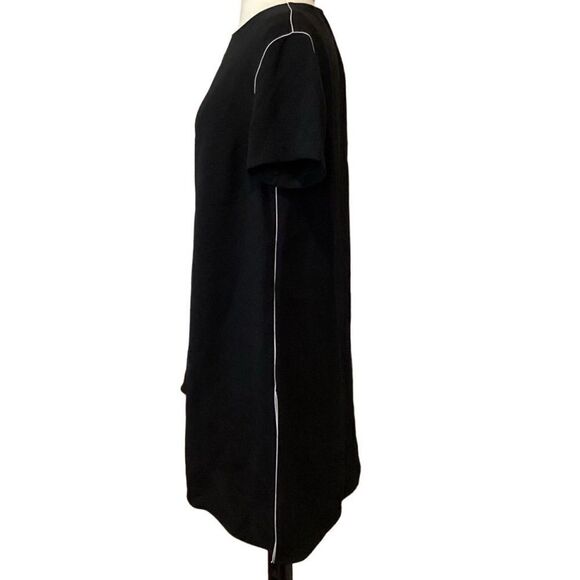 Lafayette 148 New York Silk Black Long Tunic Asymmetrical Sz M Medium - Picture 11 of 11